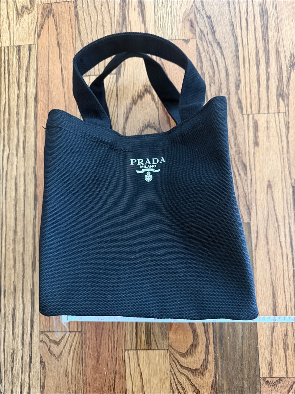 NEW Prada Milano L’Homme Prada Canvas Tote Bag Gift With Purchase GWP Black